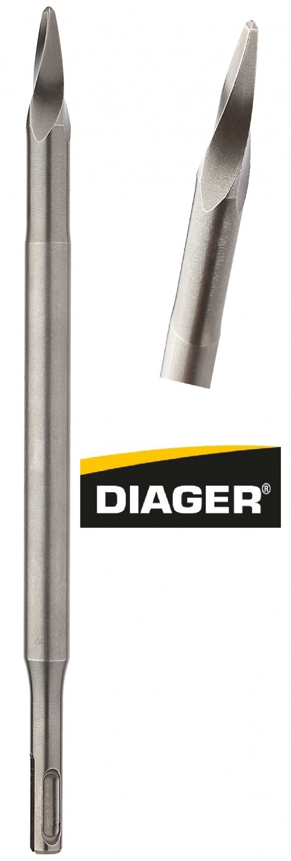 DIAGER špica SDS-PLUS 14x250mm   322D14L0250